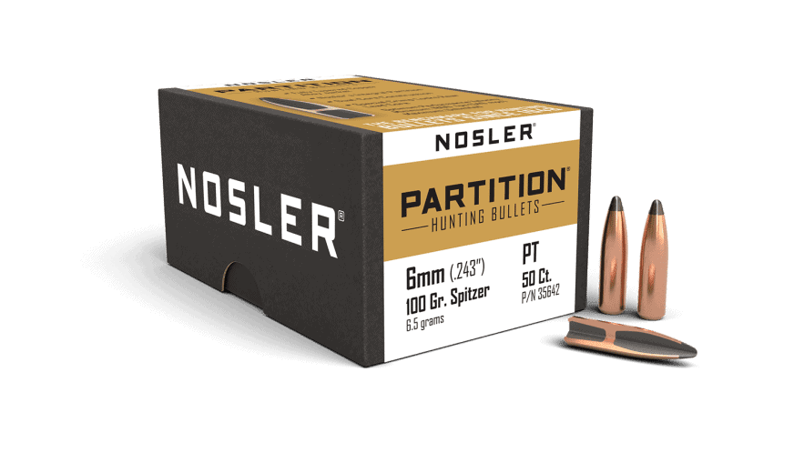 Nosler 6Mm 100Gr Partition  (50Ct) - Bn35642
