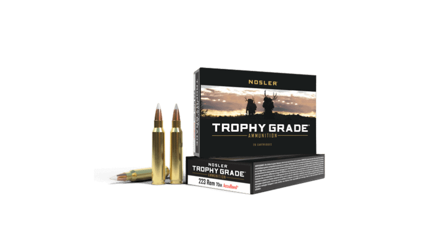Nosler 223 Rem. 70Gr Accubond Trophy Grade Ammunition (20Ct) - 61036
