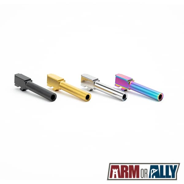 Aoa G19 Duty Barrel Aoa G19 Duty Barrels For Glock Arm Or Ally Duty Series Barrel For Glock Arm Or Ally Duty Series Barrel For Glock 21 Arm Or Ally Duty Series Barrel For Glock G43 Arm Or Ally Duty Series Barrel For Glock 26 Arm Or Ally Duty Series Barrel For Glock 19