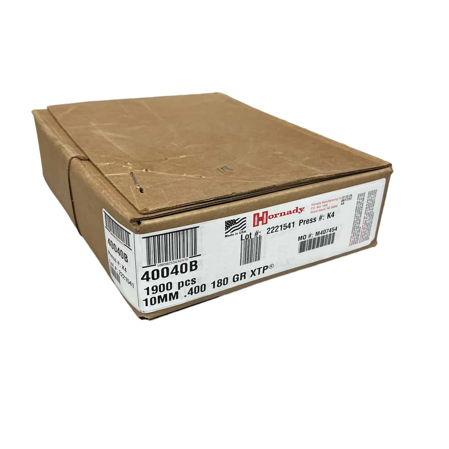 Hornady 10mm Cal 180gr XTP (Bulk / OEM) Bulk Bullets