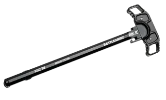 Battle Arms Development Rack Monolithic Ambidextrous Charging Handle For Ar15/M4/M16 | Anodized Black