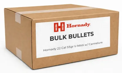 Hornady 22 Cal 55gr V-MAX w/ Cannelure
