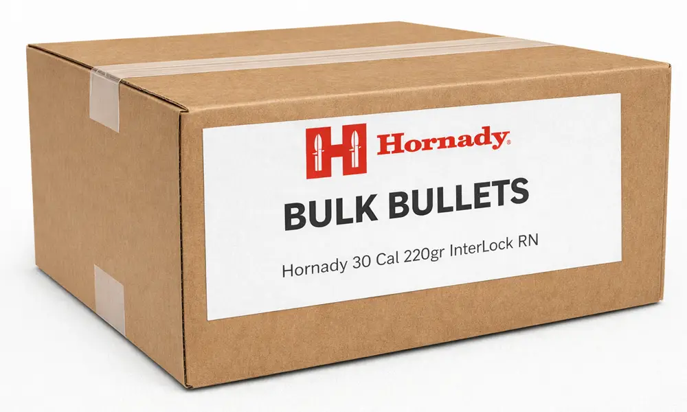 Hornady 30 Cal 220gr InterLock RN