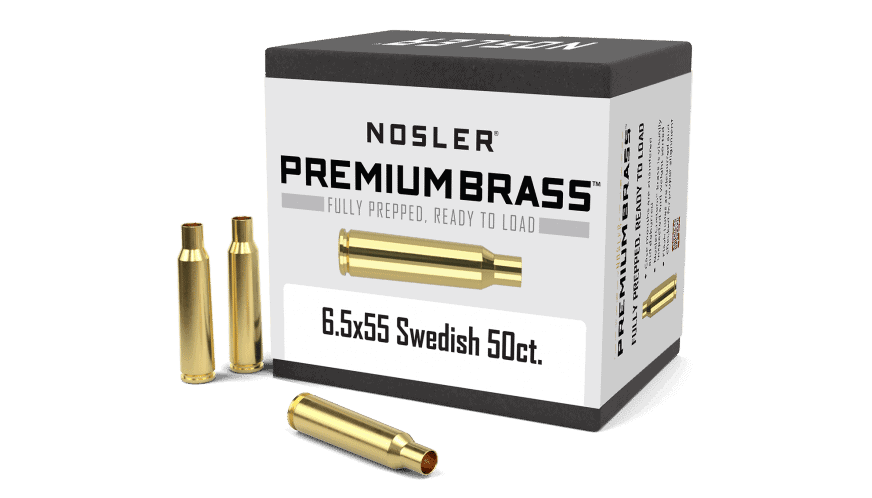 Nosler 6.5x55 Swed Mauser Premium Brass  (50ct) - BRN10212