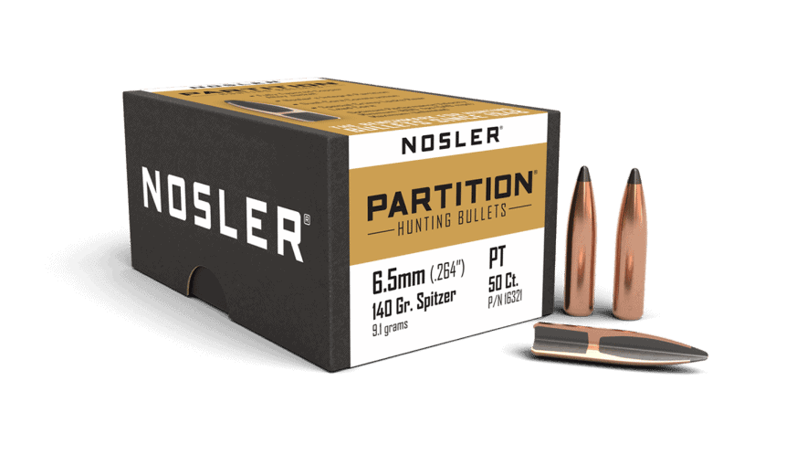 Nosler 6.5Mm 140Gr Partition (50Ct) - Bn16321 Nosler 264 Cal 6.5Mm 140Gr Partition (50Ct)