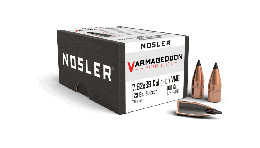 Nosler 7.62X39 Caliber 123Gr Fb Tipped Varmageddon (100Ct) - Bn34056 Nosler 7.62X39Mm123Gr Fb Tipped Varmageddon (100Ct)
