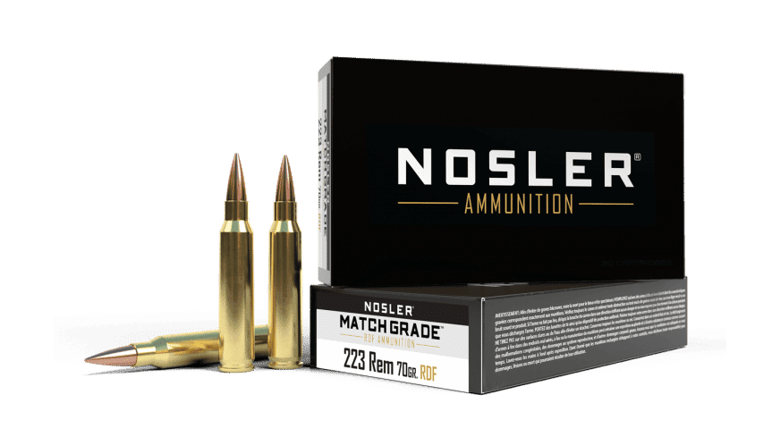 Nosler 223 Rem 70gr RDF Match Grade Ammunition (20ct) - 60130