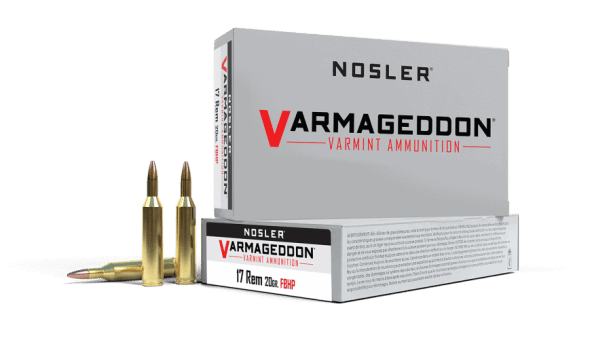 Nosler 17 Rem 20Gr Fbhp Varmageddon Ammunition (20Ct) - 65100