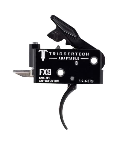 TriggerTech FX9 Adaptable Trigger - PVD Black Curved - ARF-TBB-36-NNC