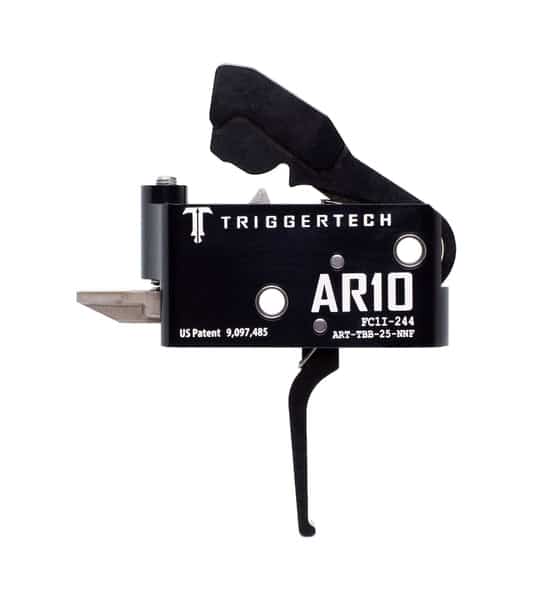 TriggerTech AR-10 Adaptable Trigger - PVD Black Flat - ART-TBB-25-NNF