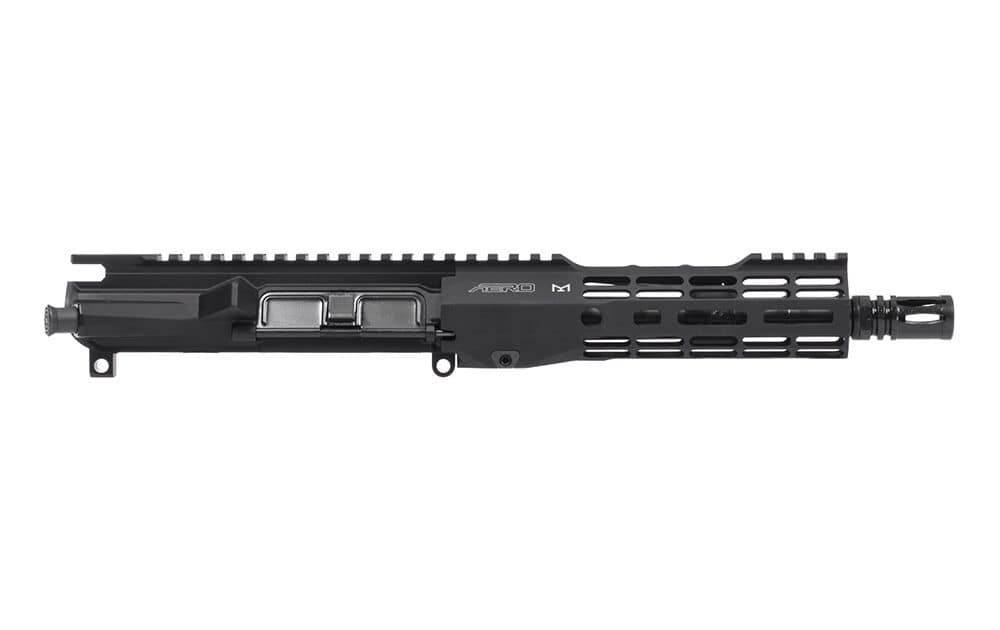 Aero Precision M4E1-T Complete Upper, 8" 300 Blackout Pistol Barrel, 7.3" ATLAS S-ONE MLOK HG - Anodized Black