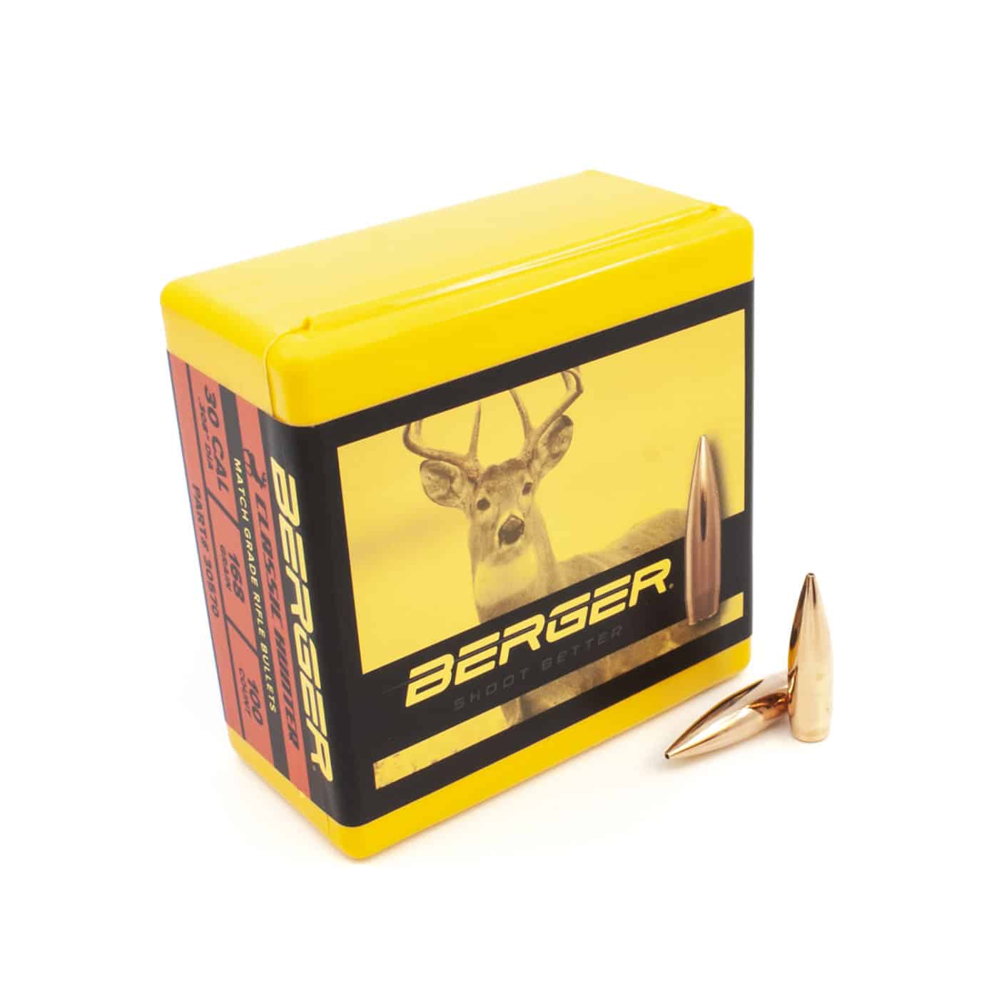 Berger 30 Cal 168 Grain Classic Hunter Rifle Bullets Berger 30 Cal 168Gr Classic Hunter Rifle Bullets