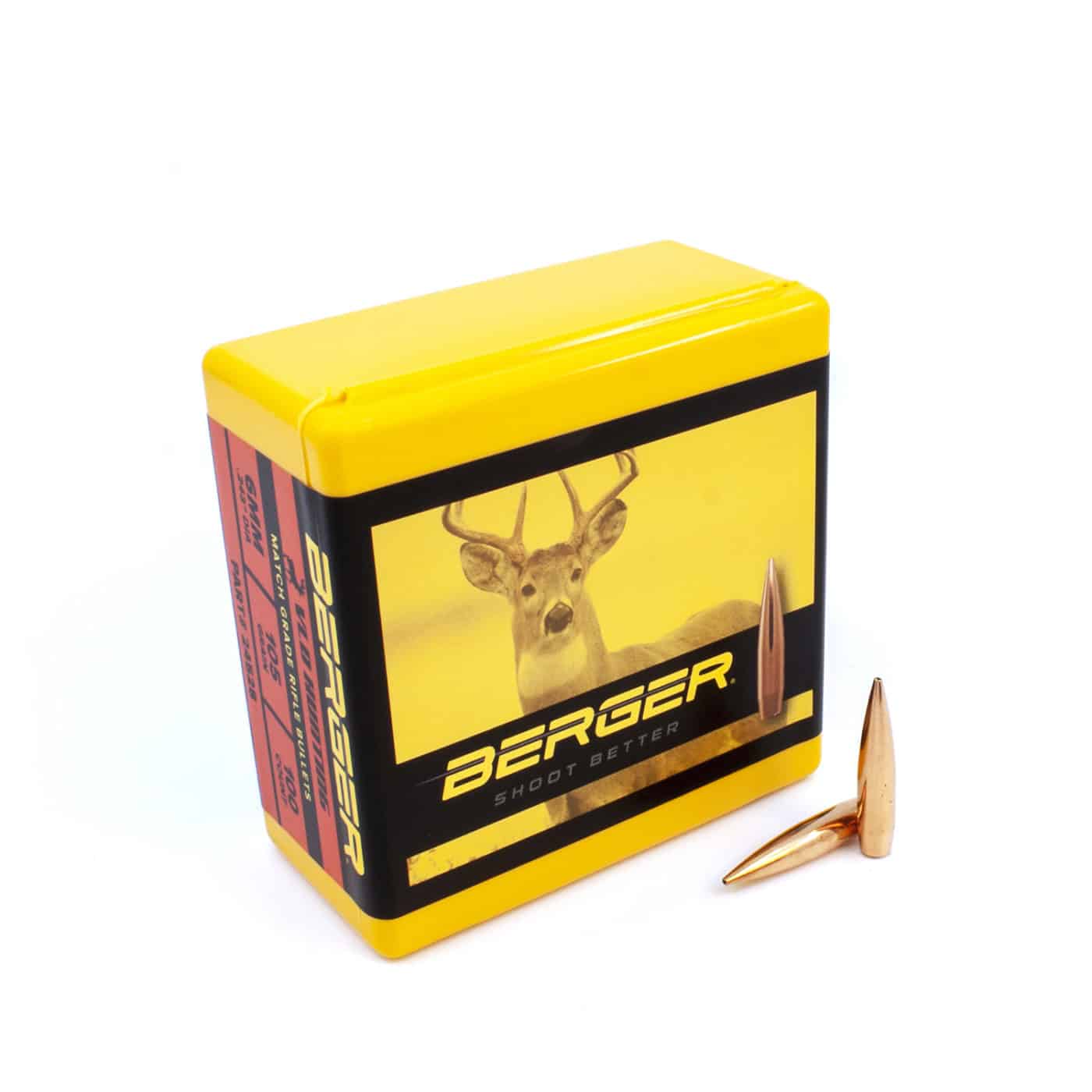 Berger 6Mm 105 Grain Very Low Drag (Vld) Hunting Rifle Bullets Berger 243 Cal 6Mm 105Gr Vld Hunting Rifle Bullets