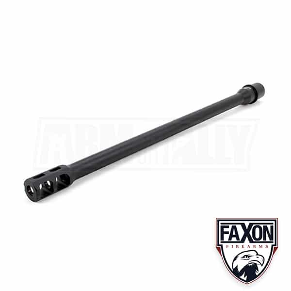 Faxon 16" Tapered Profile AR15 Barrel, 9mm w/ Integral Slim Muzzle Brake 15A910N16NLQ-IMDB