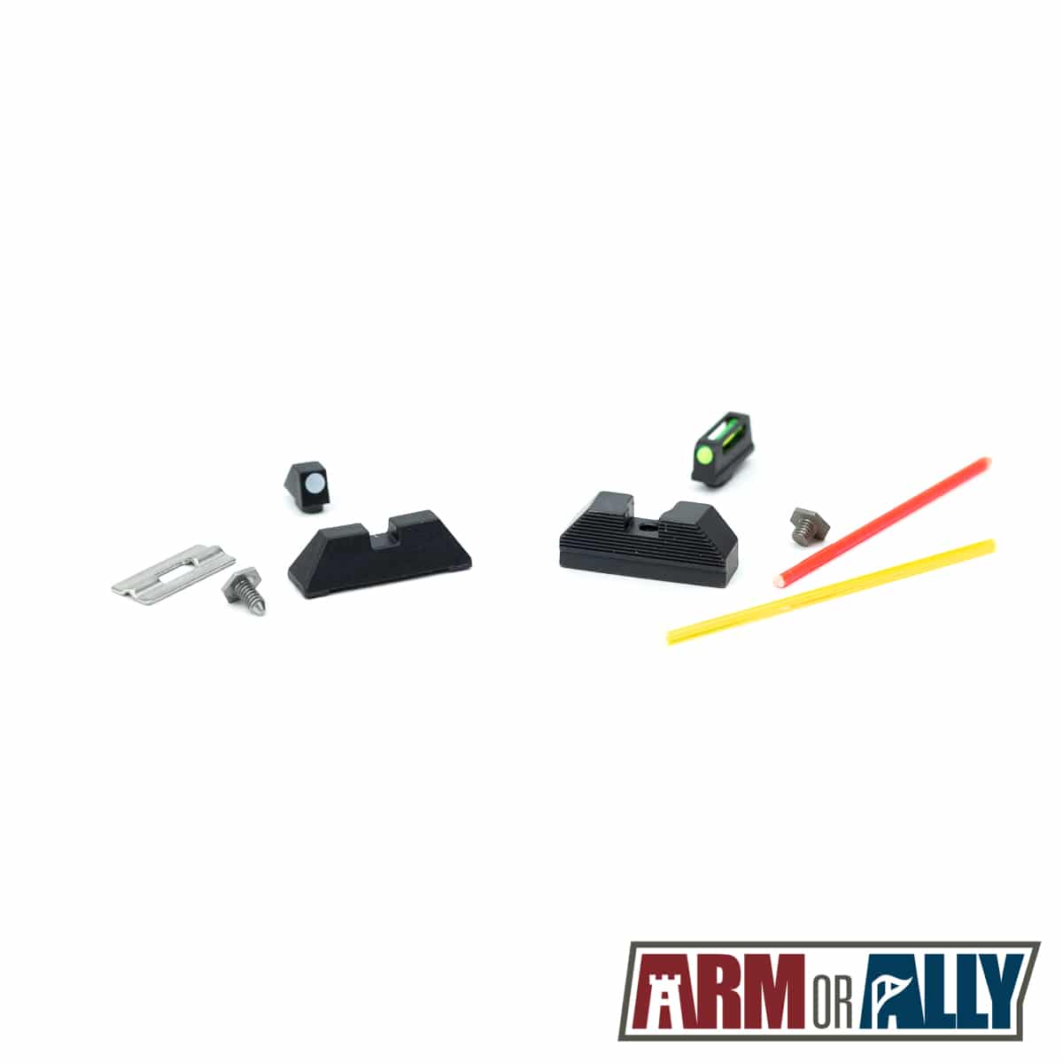 Arm or Ally Standard-Height Sights for Glock