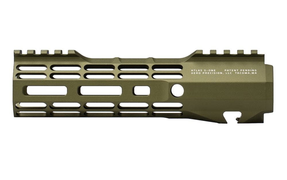 Aero Precision Ar15 7.3&Quot; Atlas S-One M-Lok Handguard - Od Green Anodized - Image 2