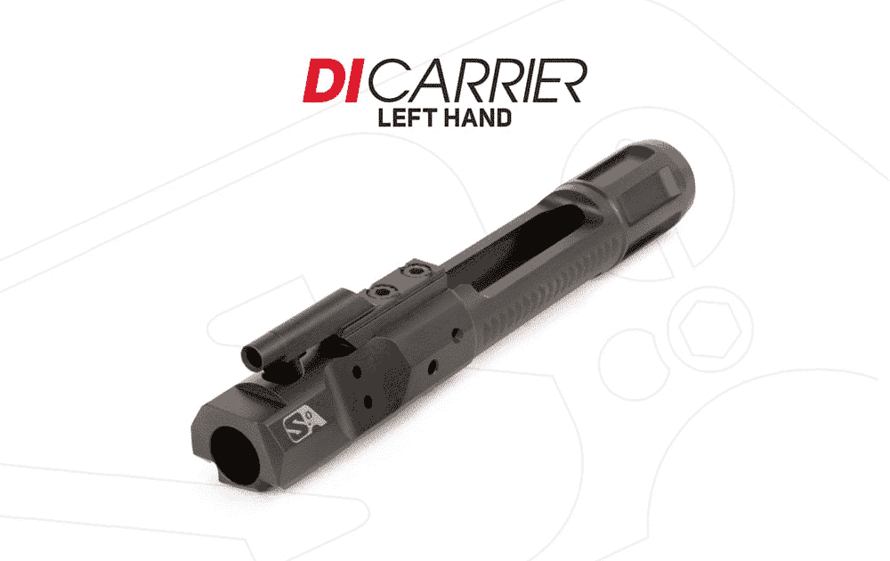 Superlative Arms AR15 DLC Direct Impingement Left Hand Bolt Carrier - Dark