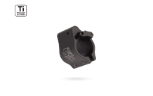 Superlative Arms .625" Adjustable Titanium Gas Block, Clamp On Mount, Dark DLC SABO-DI-625CDT