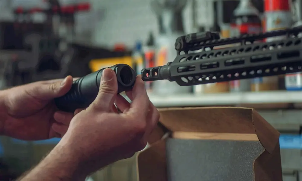 Breek Arms 30 Cal Breek-Lok Twin Port Muzzle Brake - Image 2