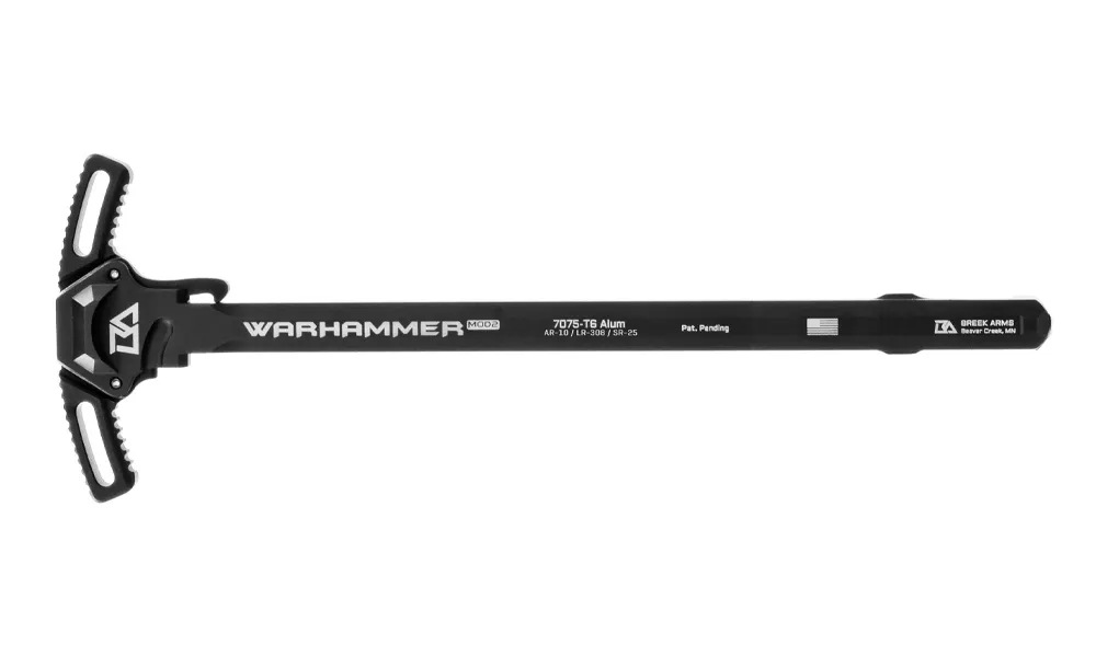 Breek Arms AR10 WARHAMMER Mod2 Charging Handle - Black BRK530 BLK