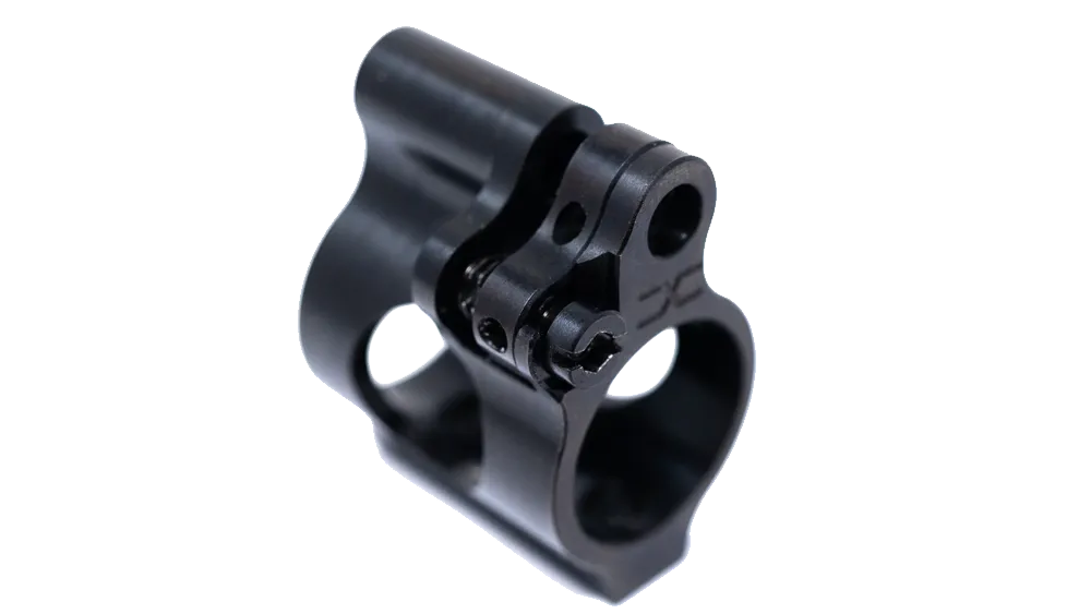 Faxon .625 Low‑Profile Adjustable Gas Block - 3 Screw Mount-GBA-LP-625-3