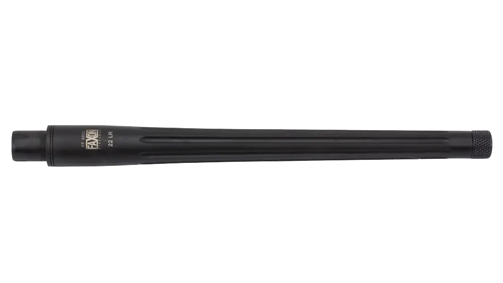 Faxon 10.5" Straight Fluted 416R SS Black Nitride Threaded 10/22 Barrel-12B216N10FMQ-T