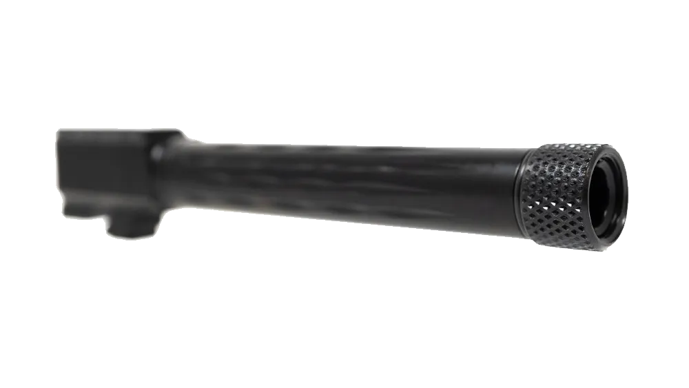 Faxon Match Series Flame Fluted 416R Ss Black Nitride Threaded Barrel For Glock 17® Gen 5 - Image 4