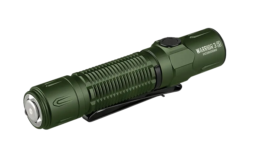 Buy Olight Warrior 3S High Beam Tactical Flashlight | OD Green