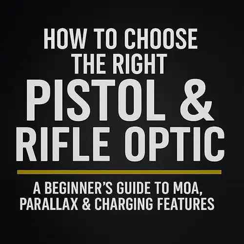 Featured image for “Red Dot Optics Explained! A Beginner’s Guide to Features, MOA, Parallax & Charging Options”
