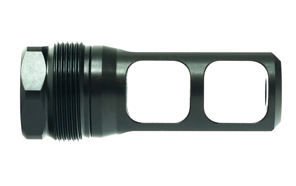 Faxon Muzzlok Stainless Steel Plan B Muzzle Brake | 1/2X28 | .250&Quot; Bore - Image 4