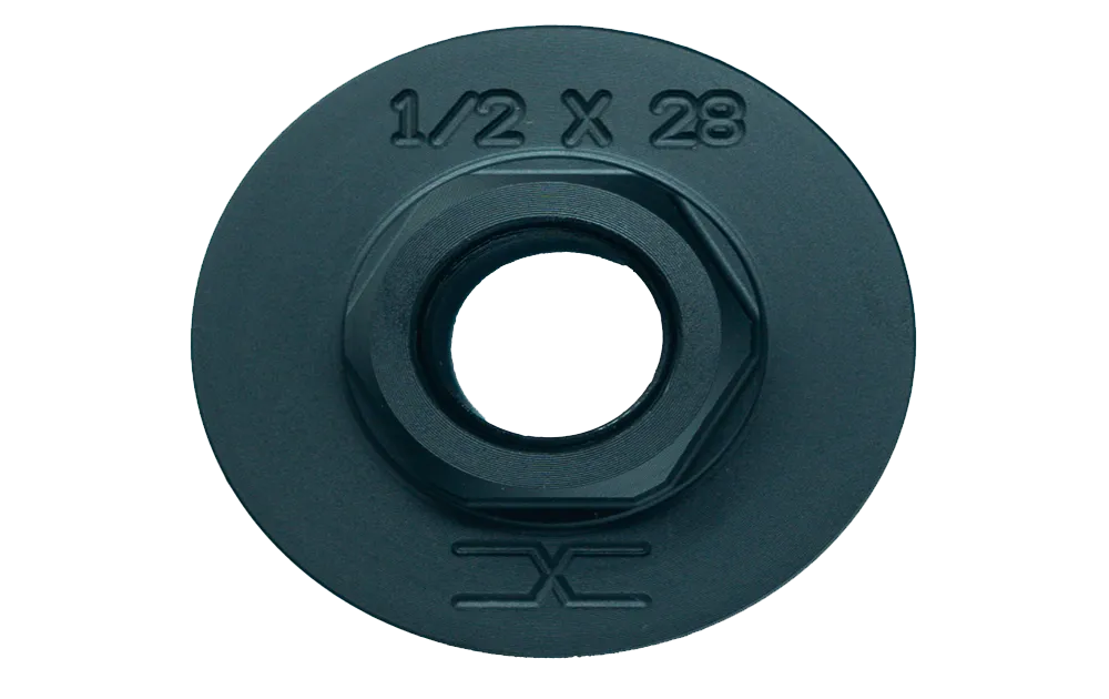 Faxon Stainless Steel Direct Thread To Hub Adapter | 1/2X28 - Image 2