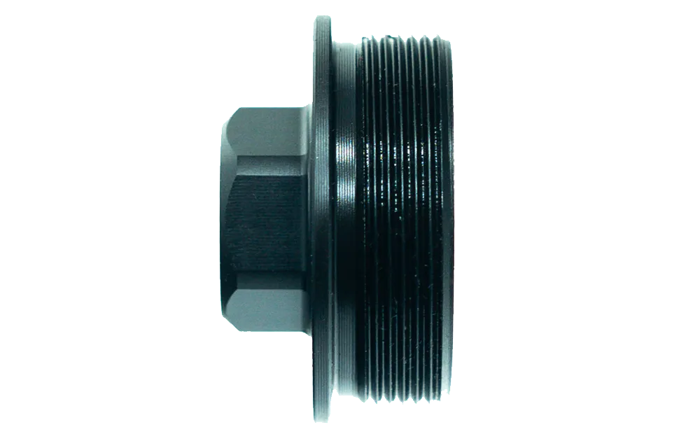Faxon Stainless Steel Direct Thread To Hub Adapter | 1/2X28 - Image 4