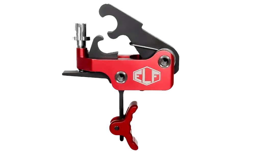 SE-PRO-R-C-FA Elftmann ELF-SE PRO | Drop-In AR Trigger w/ PRO-LOCK | Curved | 2.75 lb | Red