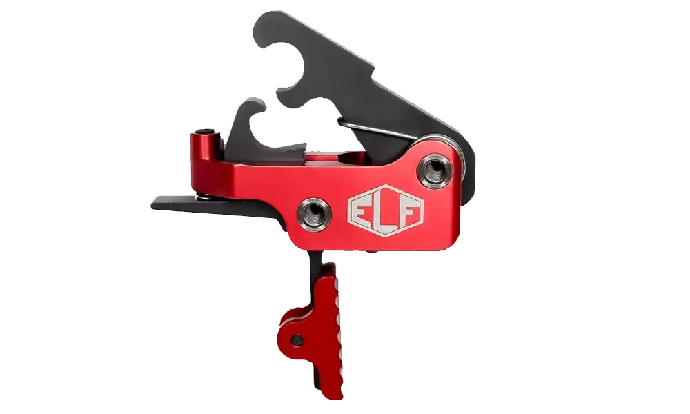 SE-PRO-R-S Elftmann ELF-SE PRO | AR-10 Drop-In Trigger w/ PRO-LOCK | Straight | 2.75 lb | Red
