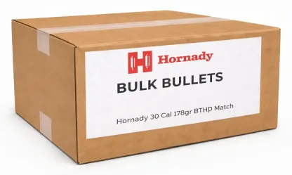 Hornady 30 Cal 178gr BTHP Match