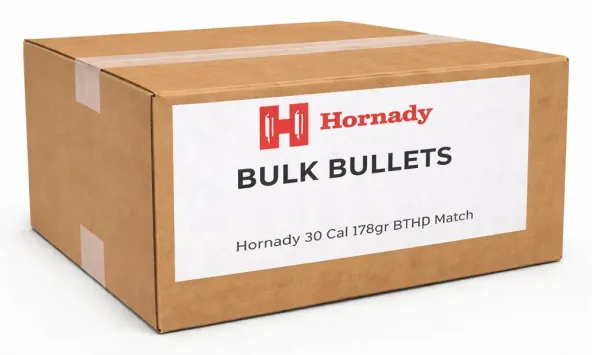 Hornady 30 Cal 178Gr Bthp Match