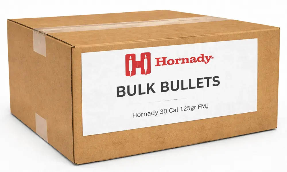 Hornady 30 Cal 125gr FMJ