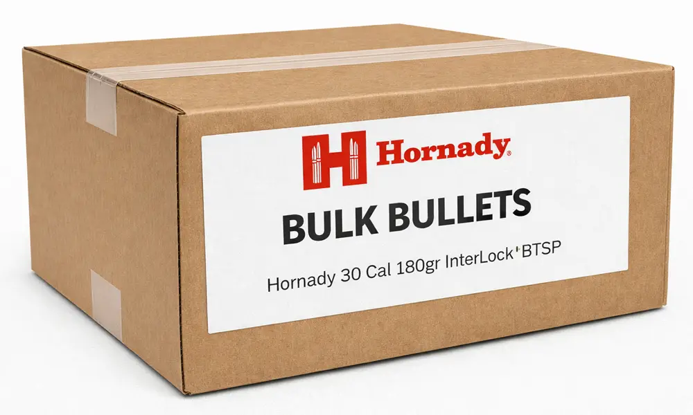 Hornady 30 Cal 180gr InterLock BTSP