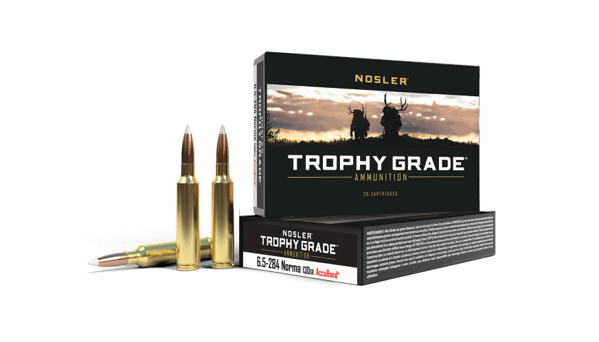 Nosler 6.5x284 Norma 130gr AccuBond Trophy Grade Ammunition (20ct) - 60021