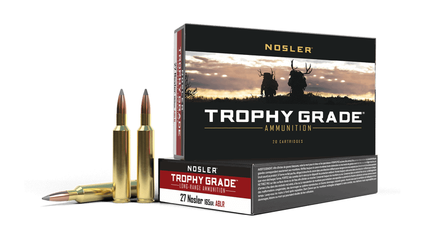 Nosler 27 Nosler 165gr AccuBond Long Range Trophy Grade Ammunition (20ct) - 61237