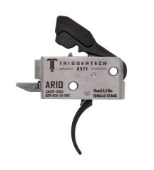 TriggerTech AR-10 Duty Single-Stage Trigger - PVD Black Curved AHT-SDB-33-NNC