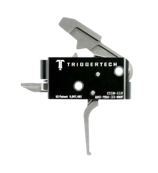 TriggerTech AR-15 Competitive Trigger - Stainless Flat - AR0-TBS-33-NNF