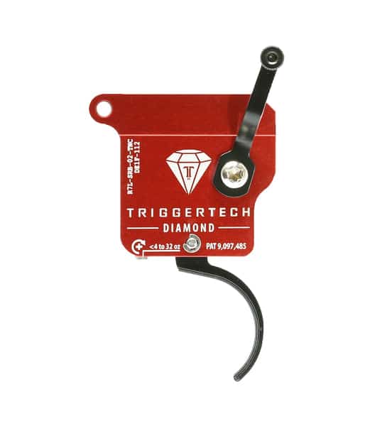 TriggerTech Rem 700 Diamond Trigger - PVD Curved (Left Hand) - R7L-SRB-02-TNC