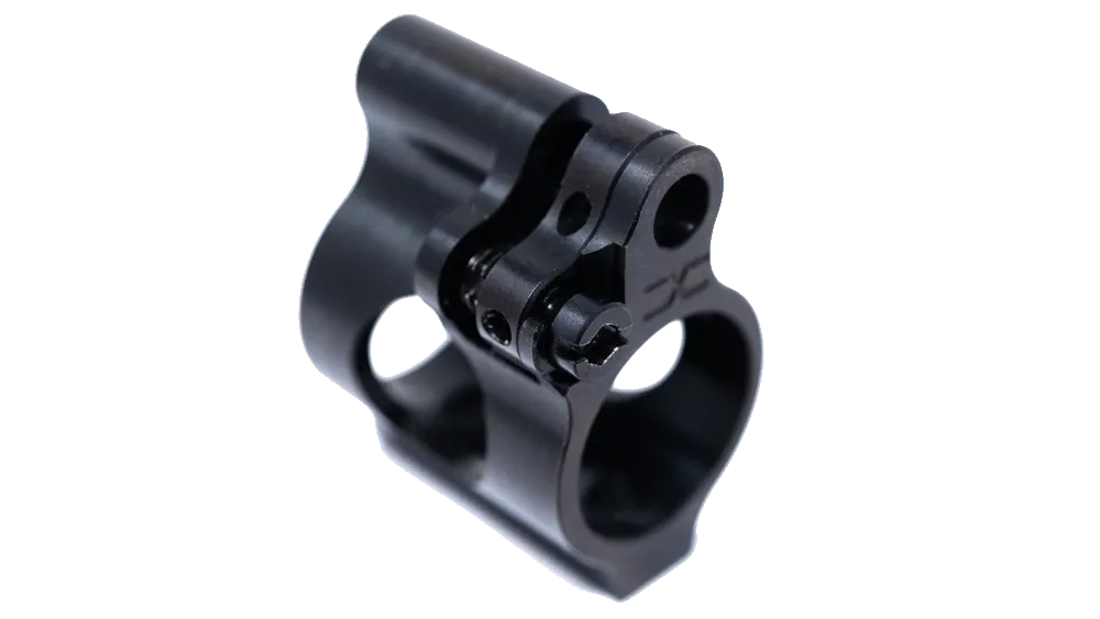 Faxon .750 Low‑Profile Adjustable Gas Block - 3 Screw Mount-GBA-LP-750-3