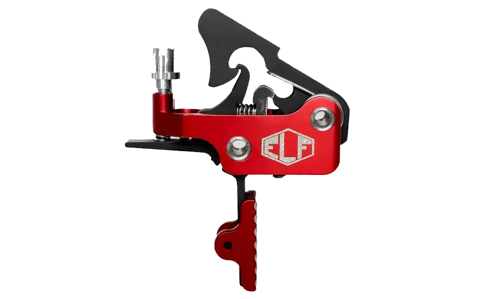 APEX-PRO-R-S-FA Elftmann ELF APEX PRO SE w/ PRO LOCK & FA Knob | AR Drop-In Trigger | Straight | Red