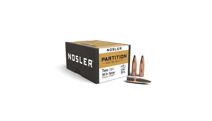Nosler 7Mm 160Gr Partition  (50Ct) - Bn16327 Nosler 284 Cal 7Mm 160Gr Partition (50Ct)