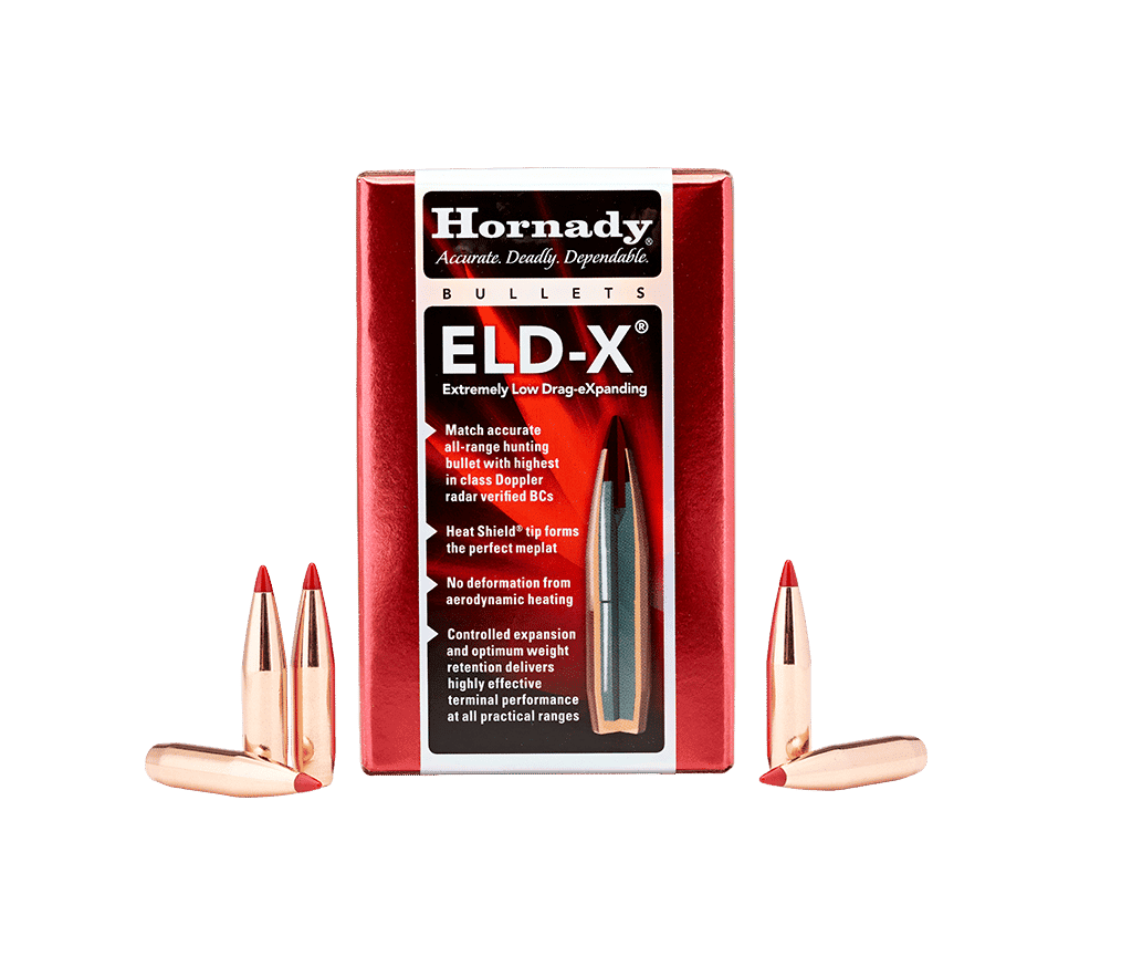Hornady 284 Cal 7Mm 162Gr Eld-X Bullets