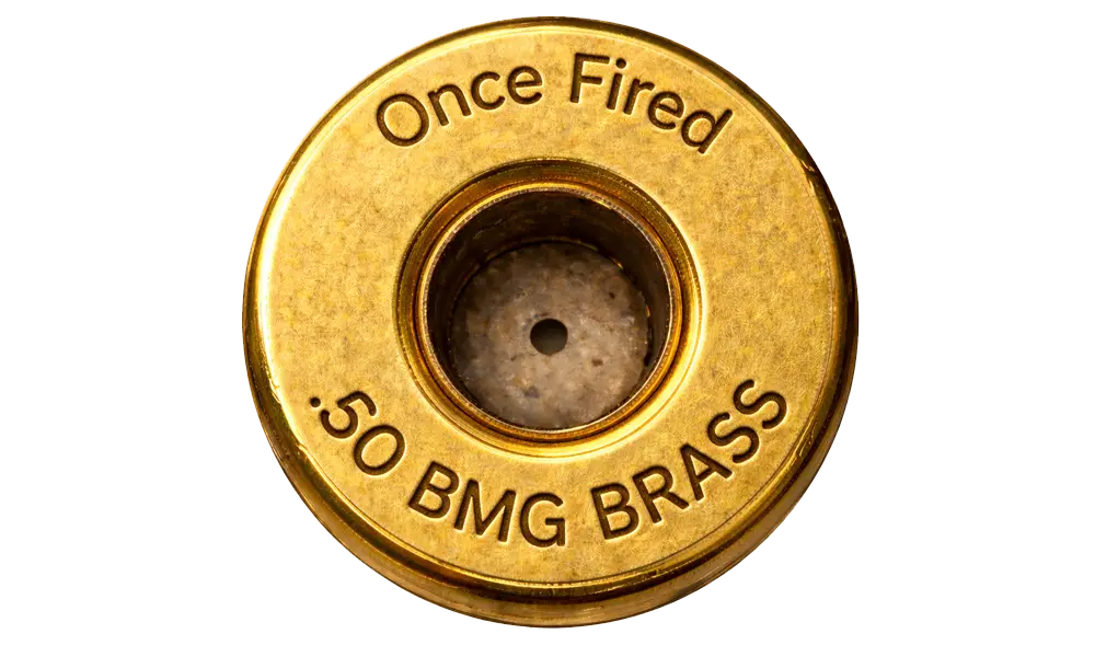 Once Fired 50 BMG BRASS