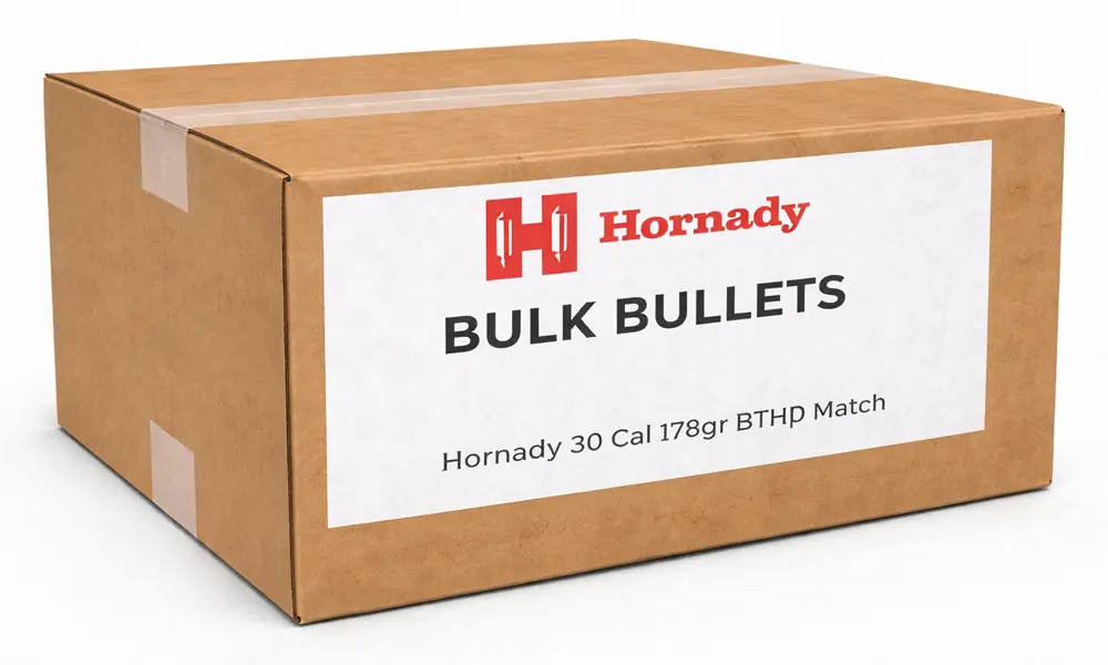 Hornady 30 Cal 178gr BTHP Match (Bulk / OEM)