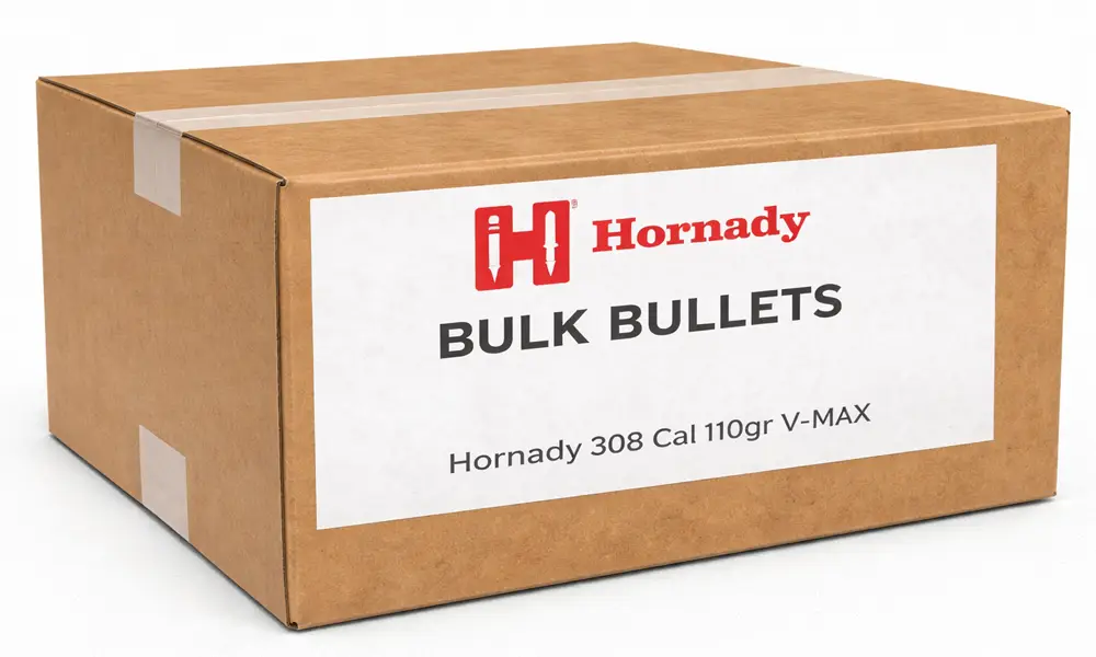 Hornady 308 Cal 110gr V-MAX (Bulk / OEM)